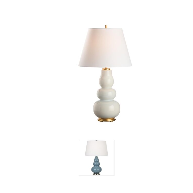 Chelsea House Denise Iceberg Table Lamp with Linen Shade