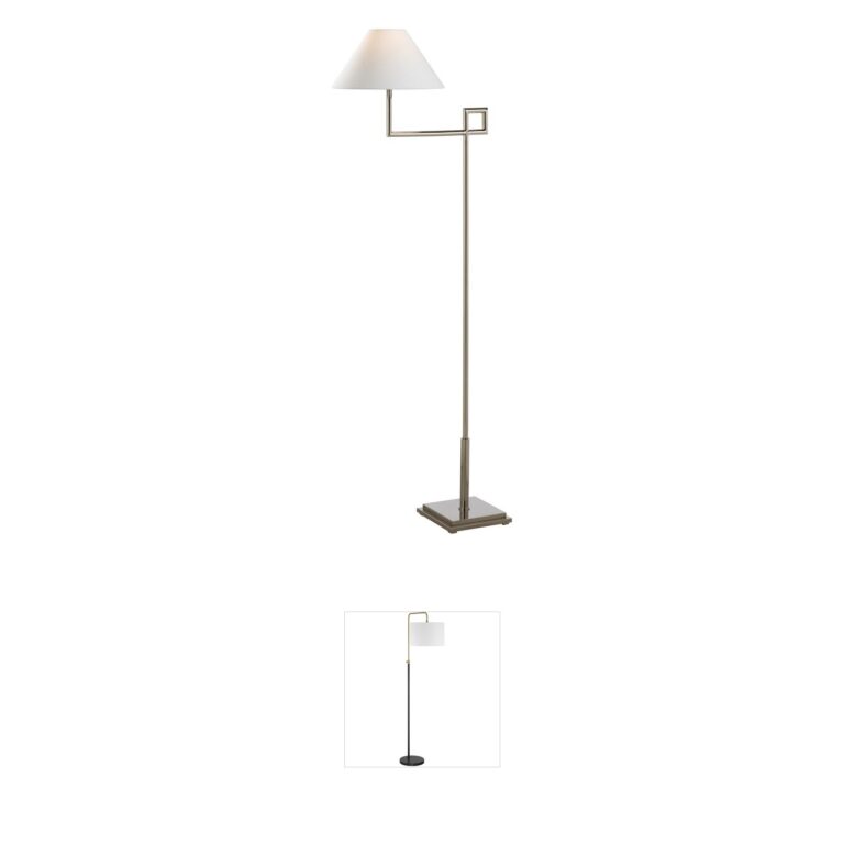 Chelsea House St. Dunstan Polished Nickel Floor Lamp