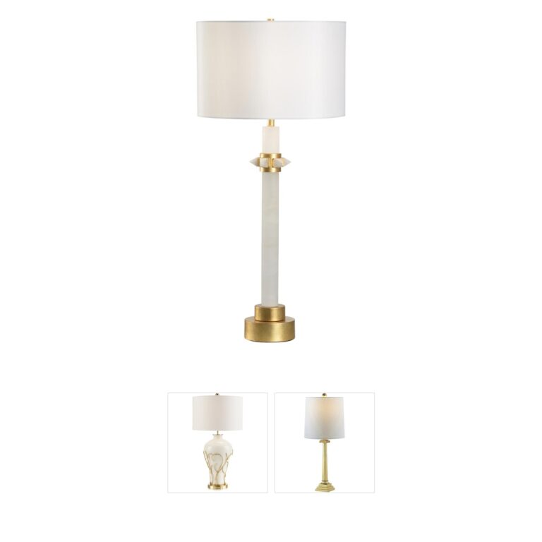 Chelsea House Jackie Alabaster Table Lamp