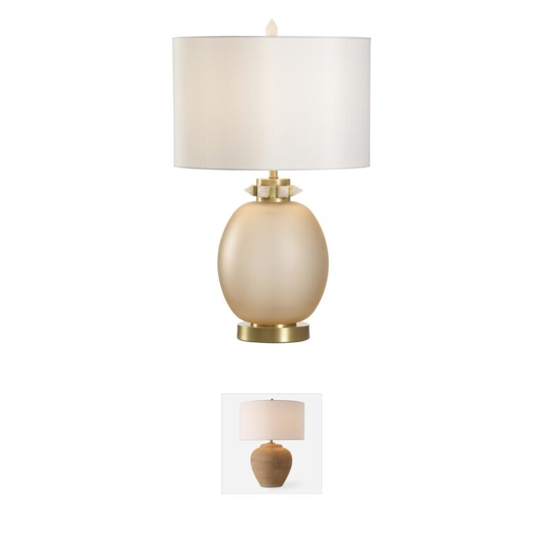 Chelsea House Cameron Brown and Gold Silkette Table Lamp