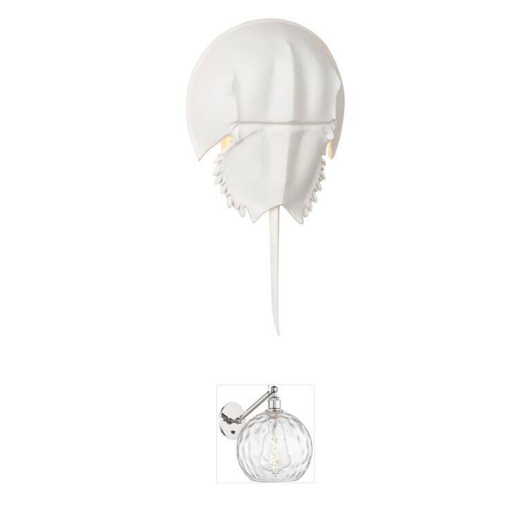 Chelsea House Horseshoe Crab White Sconce