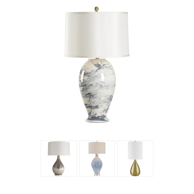 Chelsea House Grigio Silk Table Lamp