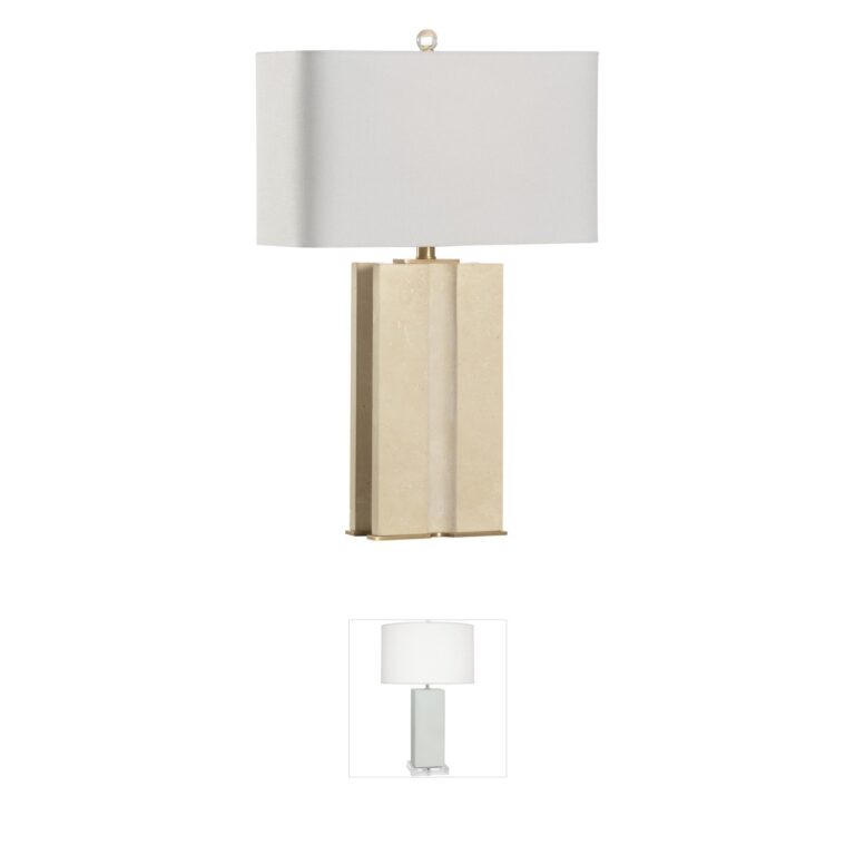 Chelsea House Groove Linen Table Lamp