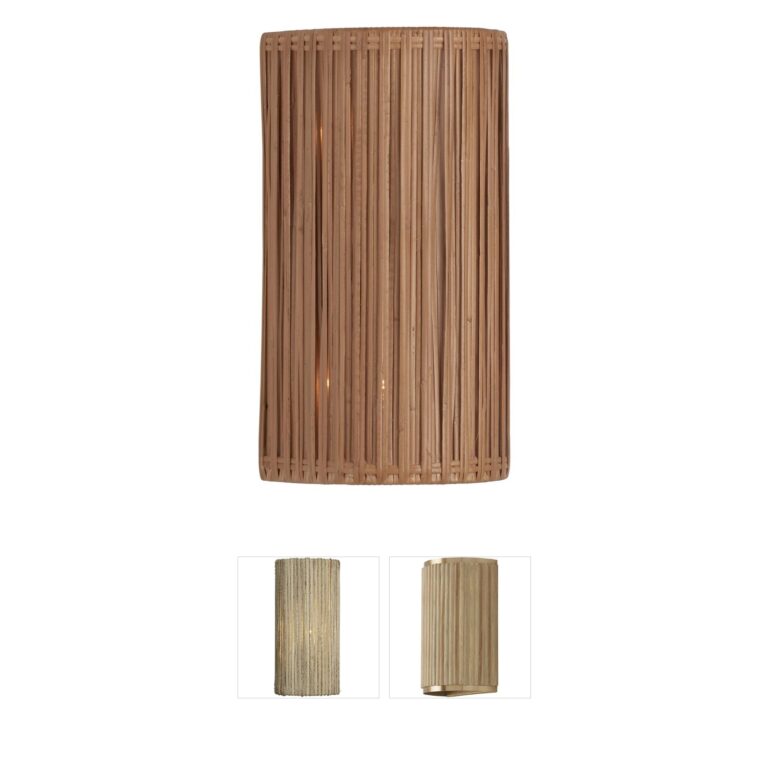 Wildwood Avondale 12-Inch Brown and Gold Wall Sconce
