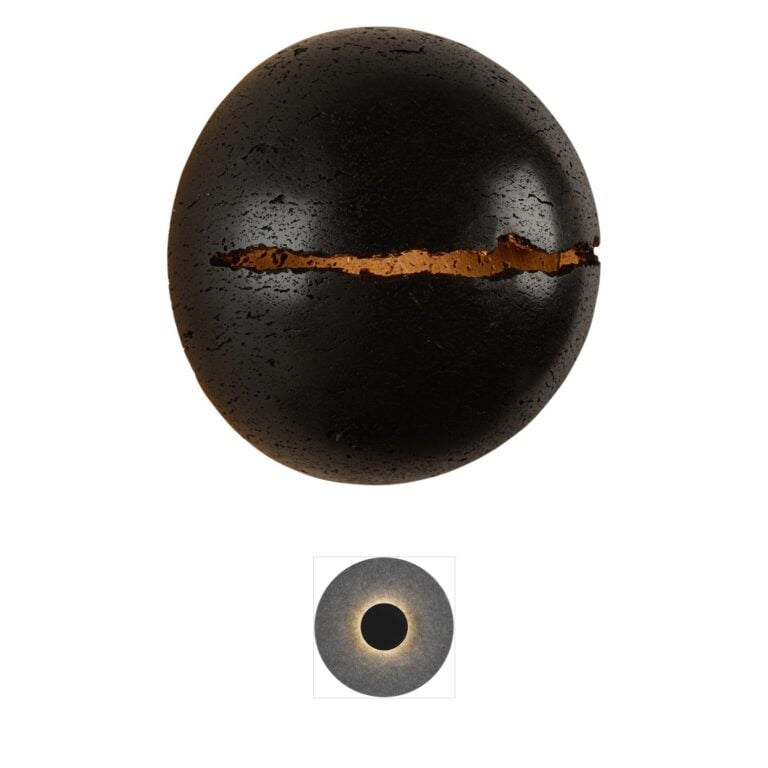 Wildwood Lunar Collection Black Onyx 2-Light Wall Sconce