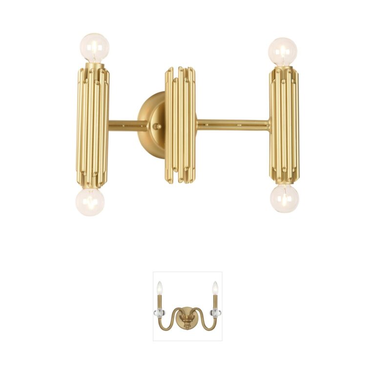 Wildwood Baldwin Gold Four-Light Sconce