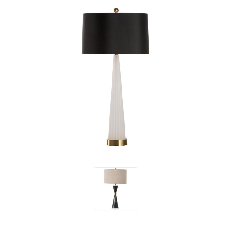 Wildwood Ava Silkette & Gold Table Lamp