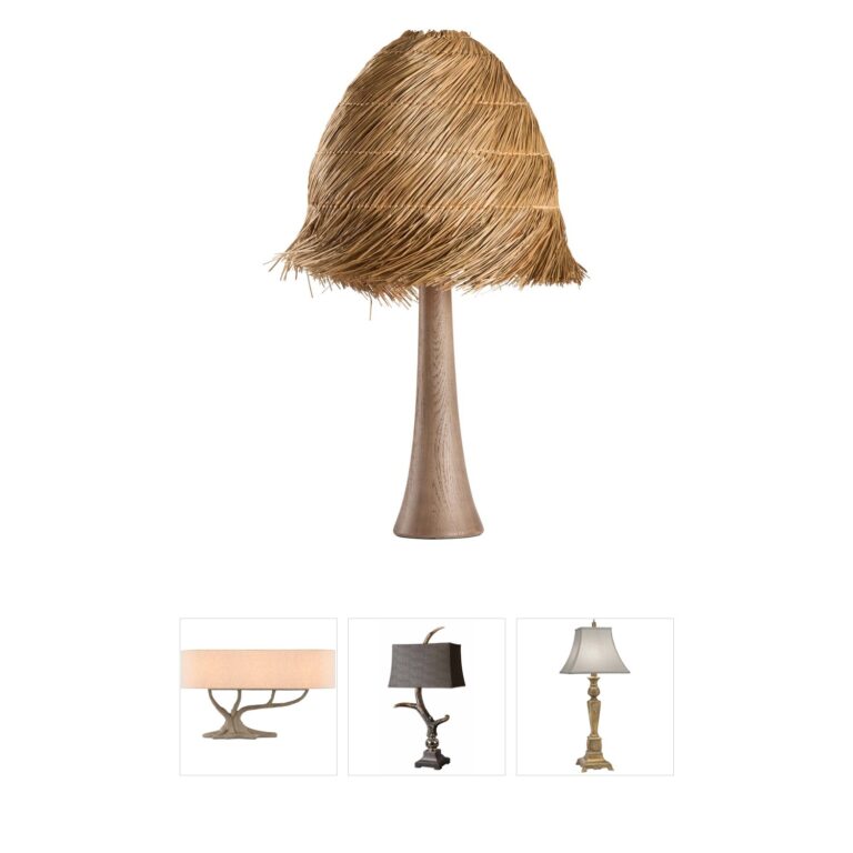 Wildwood Tulum Rattan Table Lamp