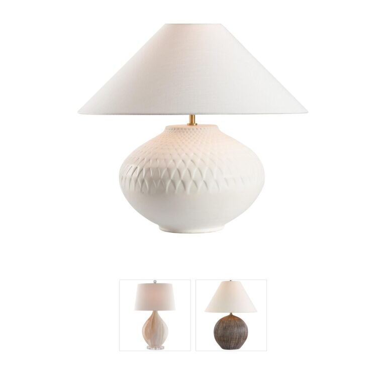 Wildwood Manzoni Linen Table Lamp