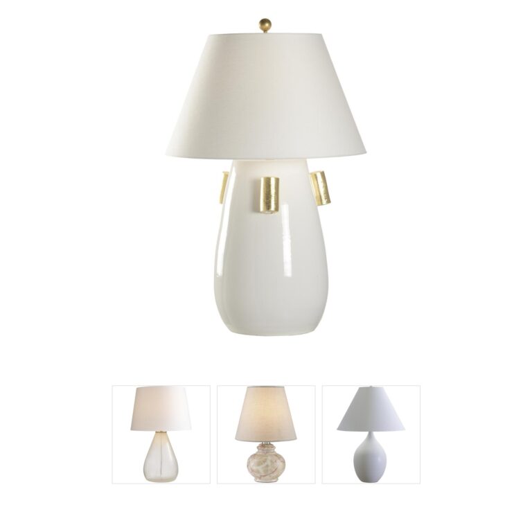 Wildwood Blanco Linen Table Lamp