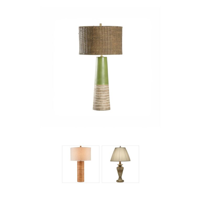 Wildwood Manila Rattan Accent Table Lamp