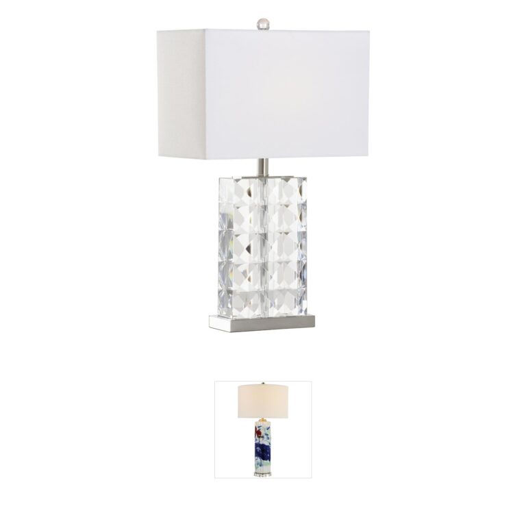 Wildwood Josette Silver Linen Table Lamp