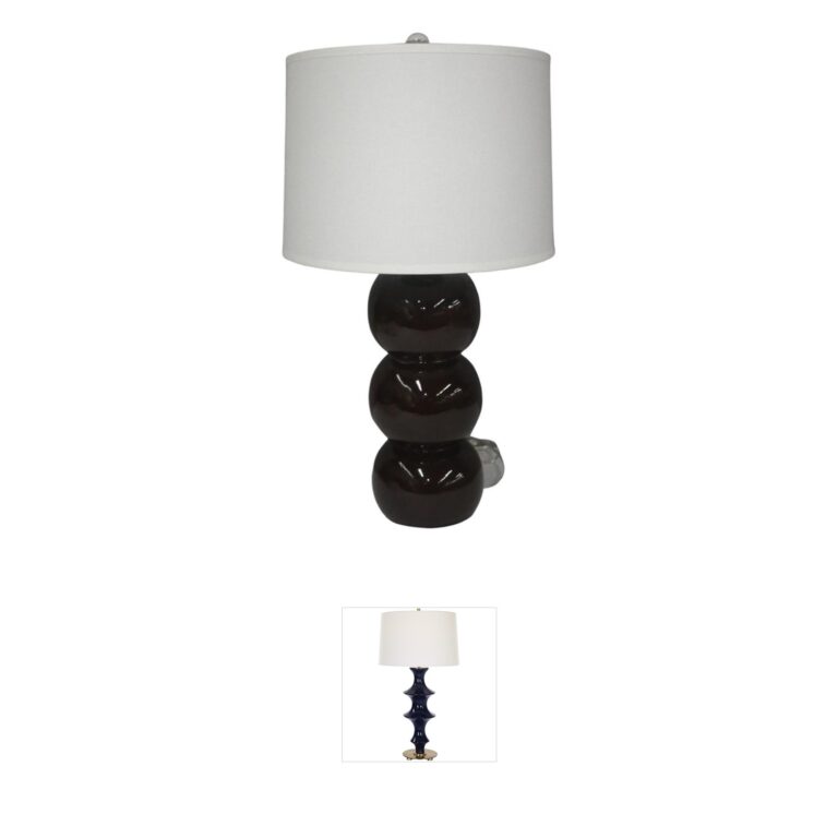 Wildwood Chicory Coffee Linen Table Lamp
