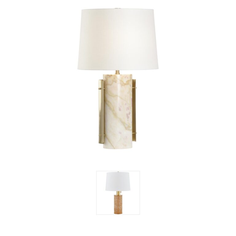 Wildwood Matera Gold Linen Table Lamp