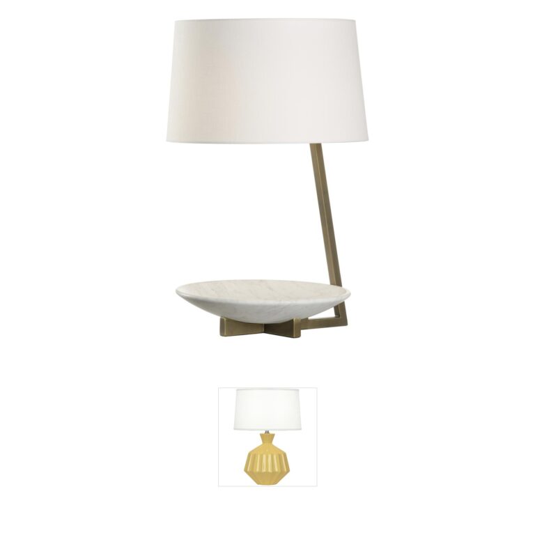 Wildwood Elgin Linen & Gold Table Lamp