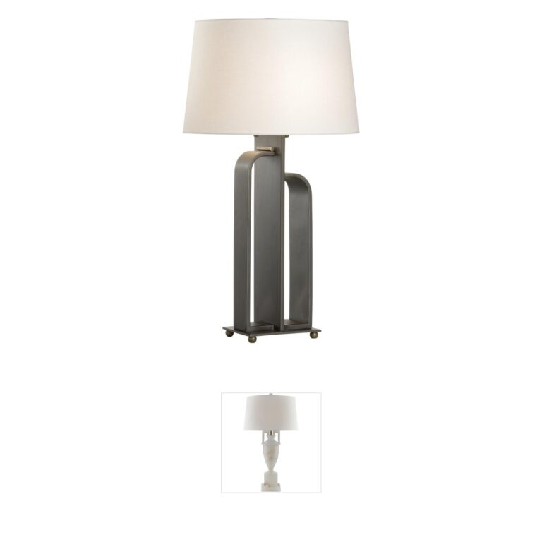 Wildwood Brazing Brown Linen Table Lamp