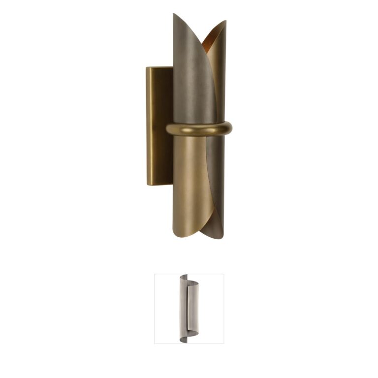 Wildwood Stockman Gold & Brown Wall Sconce