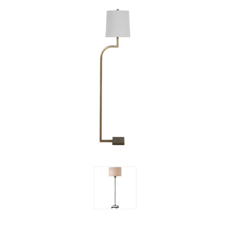 Gabby Hawthorne Curved Iron Floor Lamp