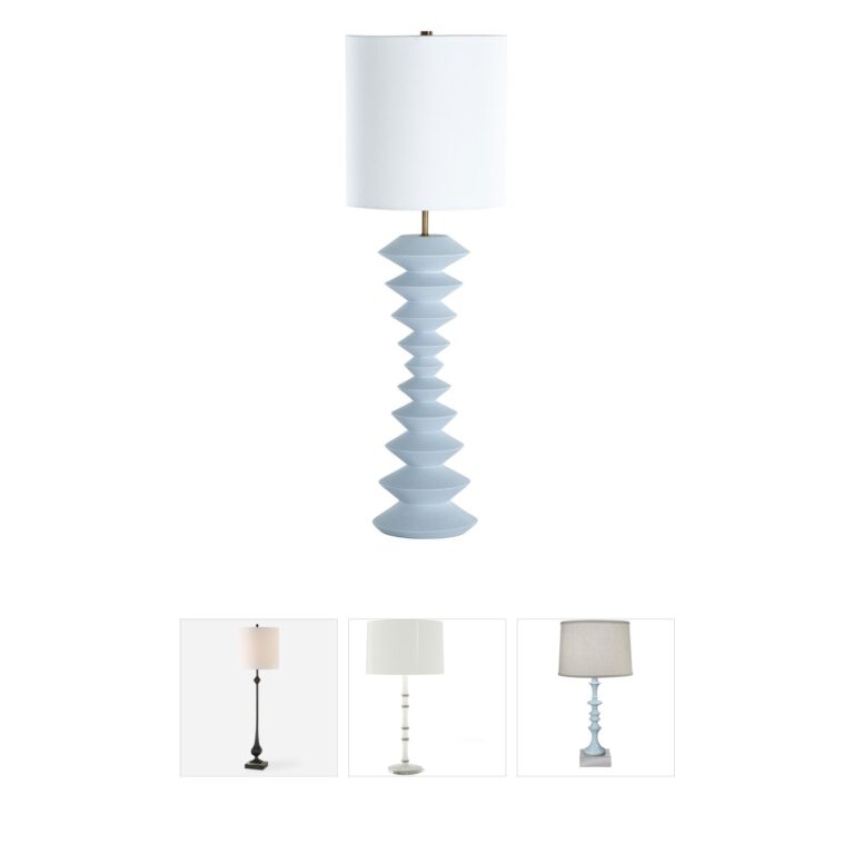 Gabby Irving Geometric Resin Table Lamp