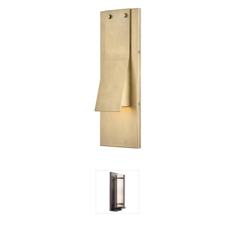 Hinkley Lighting Fold Aluminum LED Outdoor Wall Light