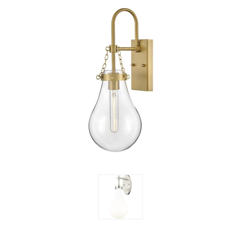 Hinkley Eloise Lacquered Brass Wall Sconce