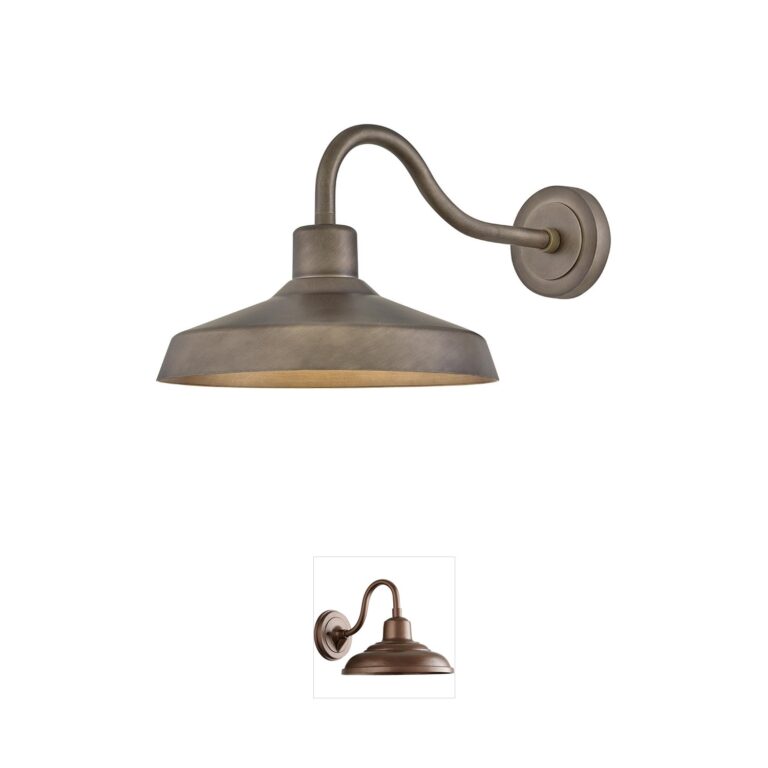 Hinkley Coastal Elements Forge Burnished Bronze Industrial Wall Light