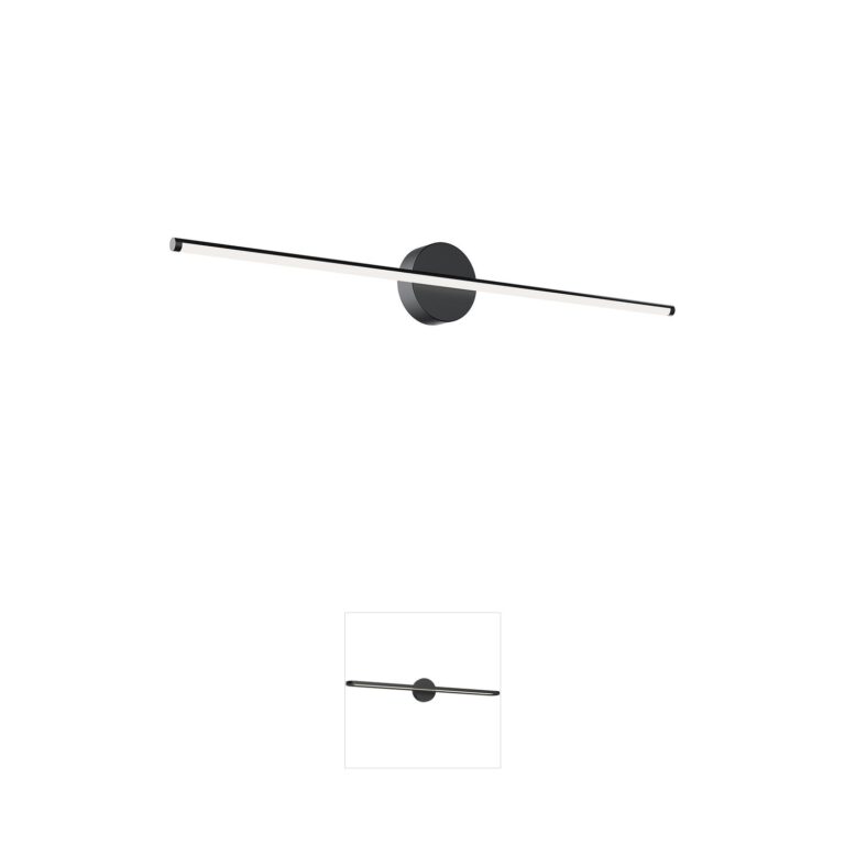 AFX Elizabeth 36-Inch Black 5-CCT Integrated LED Vanity Light
