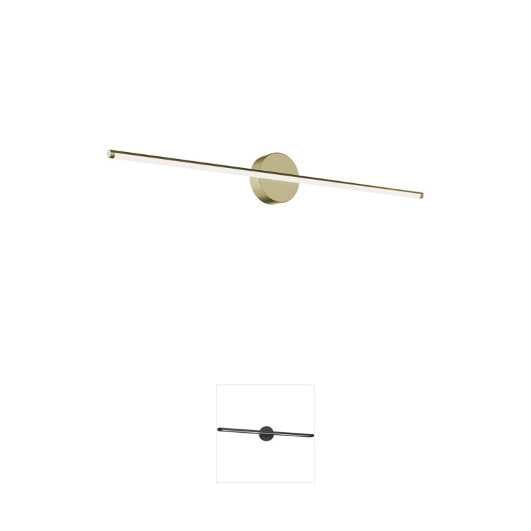AFX Elizabeth 36 Inch LED Vanity Light in Light Antique Brass