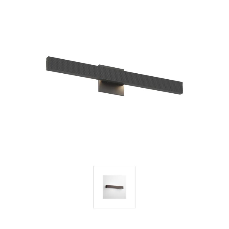 Golden Lighting Enso Rectangular Aluminum LED Outdoor Wall Sconce