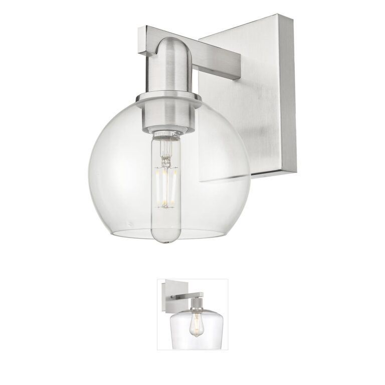 Innovations Lighting Arcadia Athens Clear Glass Wall Sconce