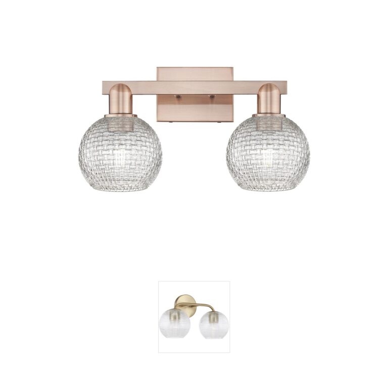 Innovations Lighting Arcadia Athens Antique Copper Vanity Light
