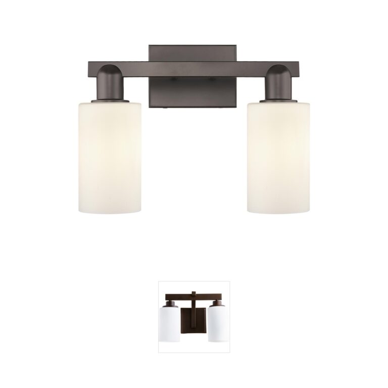 Innovations Lighting Arcadia Clymer Oil Rubbed Bronze Vanity Light