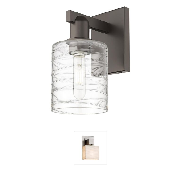 Innovations Lighting Arcadia Cobbleskill Oil Rubbed Bronze Deco Swirl Wall Sconce