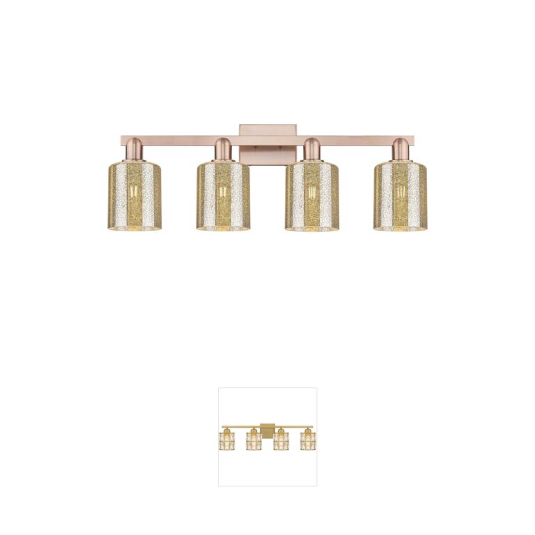 Innovations Lighting Arcadia Cobbleskill 32" Antique Copper Vanity Light