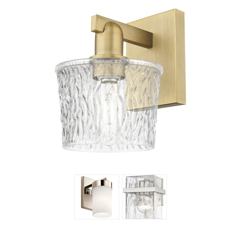 Innovations Lighting Arcadia Niagara 1-Light Sconce in Brushed Brass