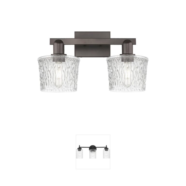 Innovations Lighting Arcadia Niagara 2-Light Oil Rubbed Bronze Vanity Light