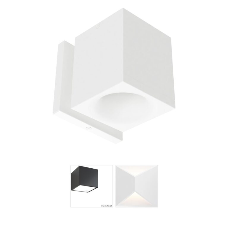 WAC Lighting Zoron Arc White 5-CCT LED Outdoor Wall Light