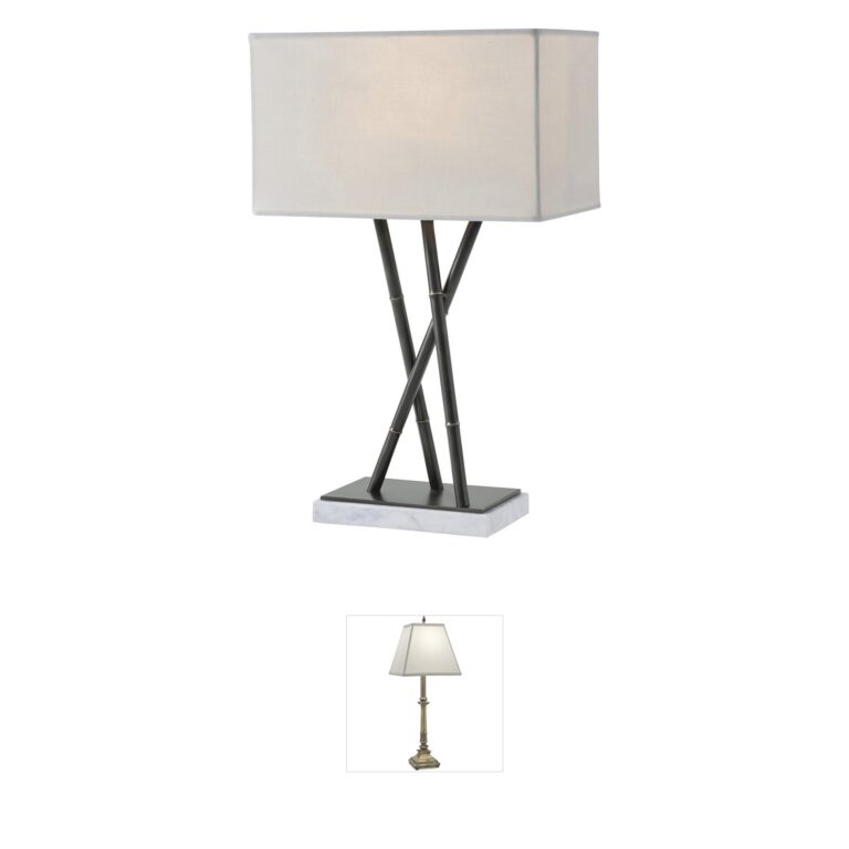 Theodore Alexander Kesden Romulus Bamboo Table Lamp