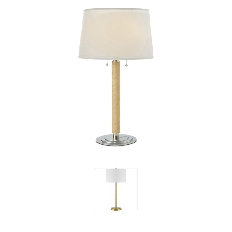 Theodore Alexander Origins Sesame Finish Table Lamp