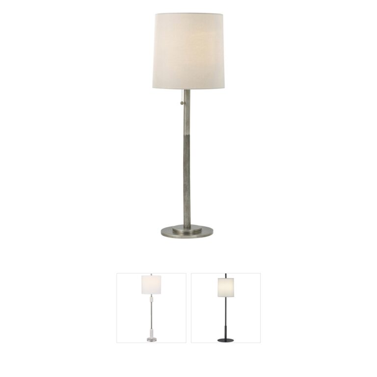 Theodore Alexander Balboa Dark Nickel Buffet Lamp