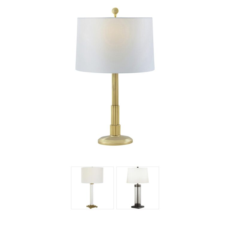 Theodore Alexander Empire Polished Brass Table Lamp