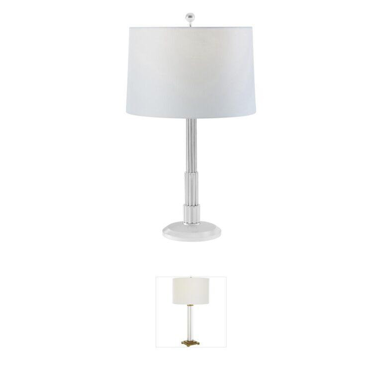 Theodore Alexander Empire Nickel Plated Table Lamp