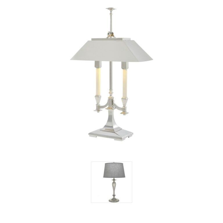 Theodore Alexander Walden Nickel Plated Table Lamp