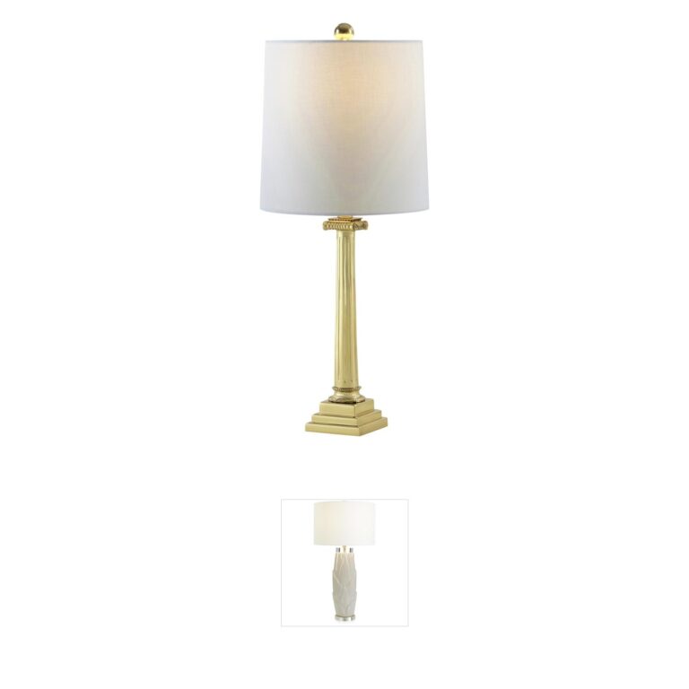 Theodore Alexander Iconic Polished Brass Table Lamp