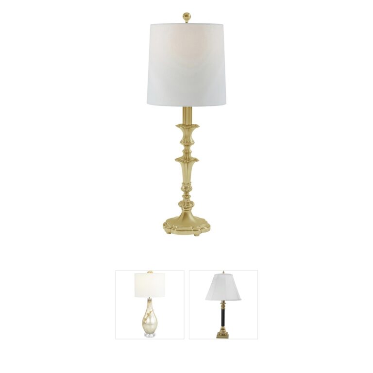 Theodore Alexander Brianna Polished Brass Table Lamp