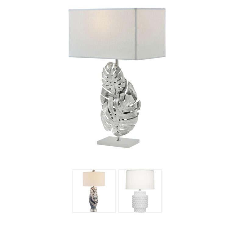 Theodore Alexander Balazo Nickel Plated Table Lamp