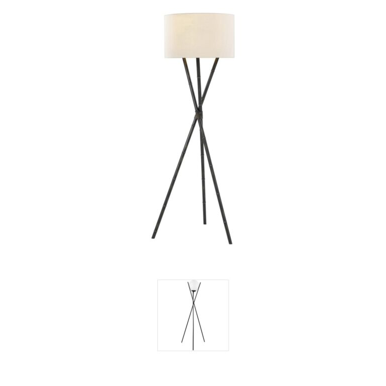 Theodore Alexander Kesden Romulus Bamboo Floor Lamp