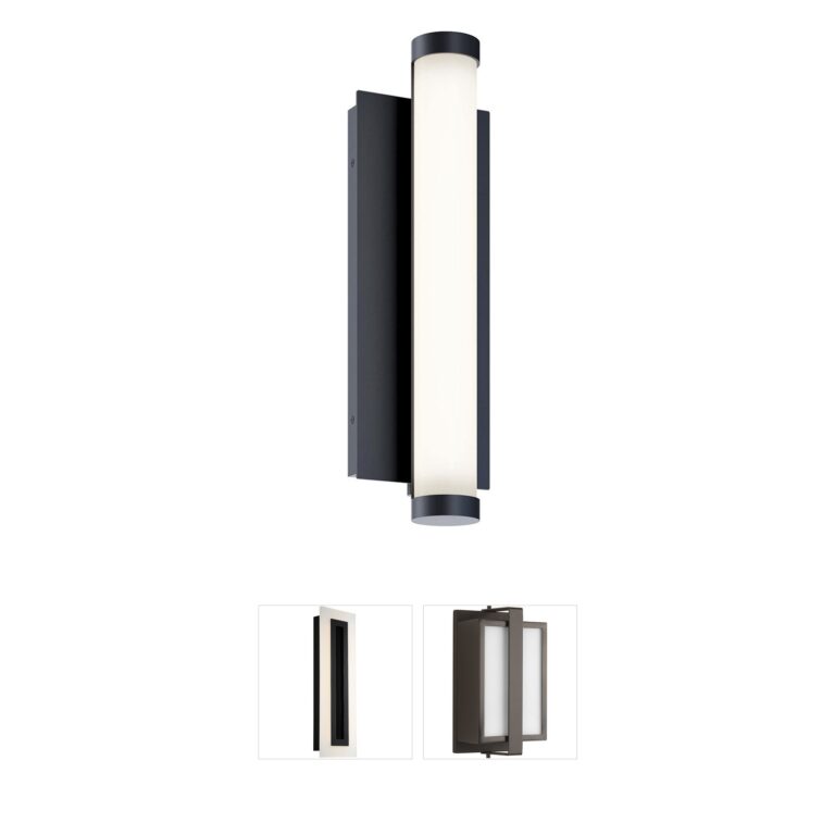 AFX Path 18-Inch Black Aluminum Integrated LED Outdoor Wall Sconce