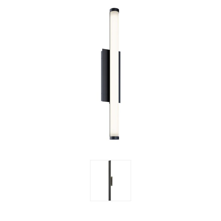 AFX Path 36-Inch Black Aluminum LED Outdoor Wall Sconce