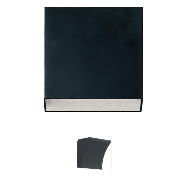 AFX Zoe 5-Inch Black LED Cube Wall Sconce